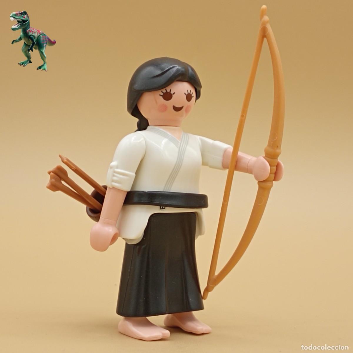 Playmobil: Playmobil figura arquera japonesa mujer kyudo deporte asiatico karate judo medieval