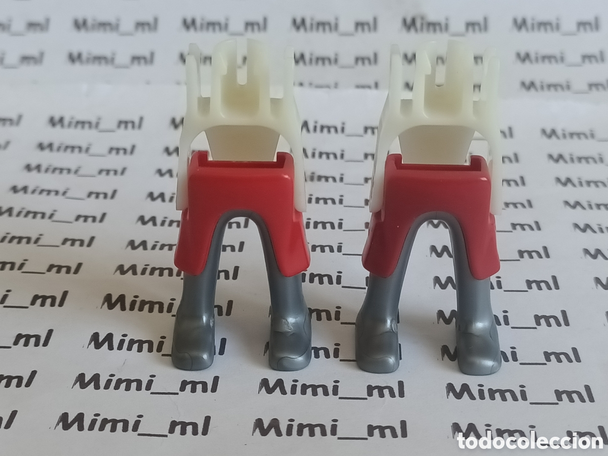 Playmobil: Playmobil 2 pares piernas con esqueleto caballero medieval recambios figuras