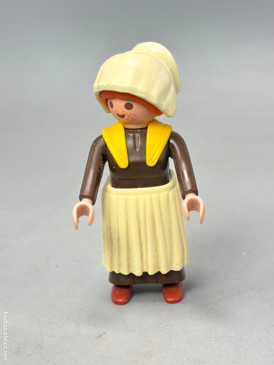 Playmobil: PLAYMOBIL 5500 figura mujer victoriana descolorido delantal y pa&ntilde;uelo