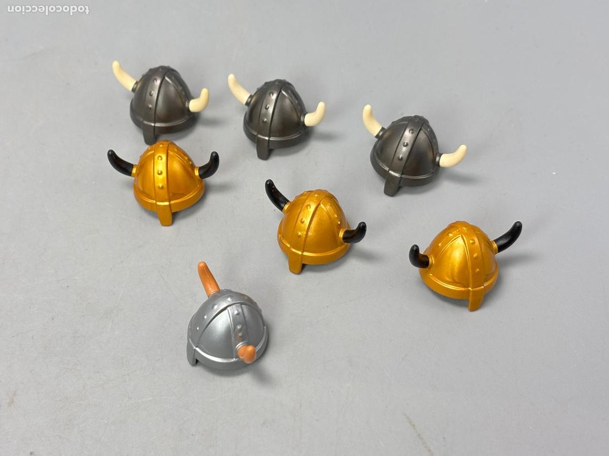 Playmobil: PLAYMOBIL lote casco cuerno vikingo
