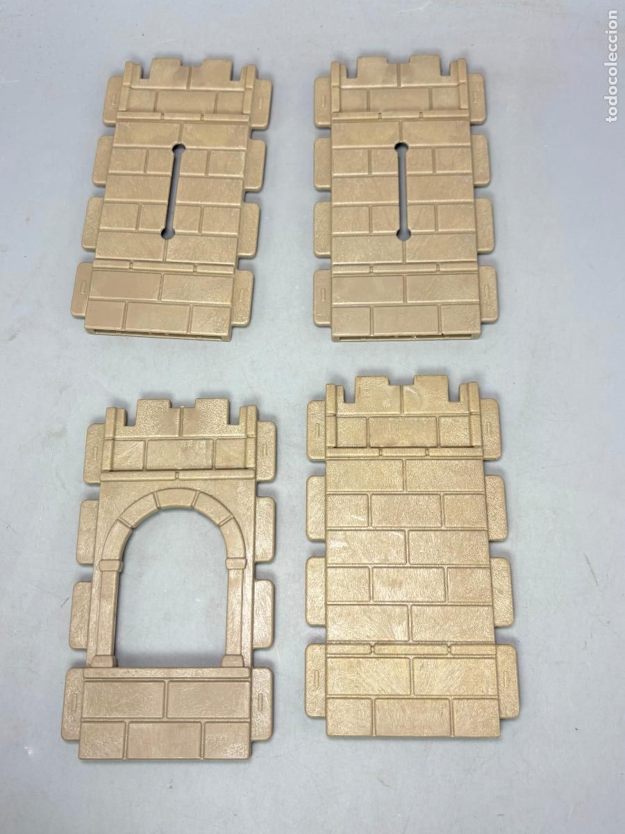 Playmobil: PLAYMOBIL lote pare hueco ventana grieta arquero casa castillo