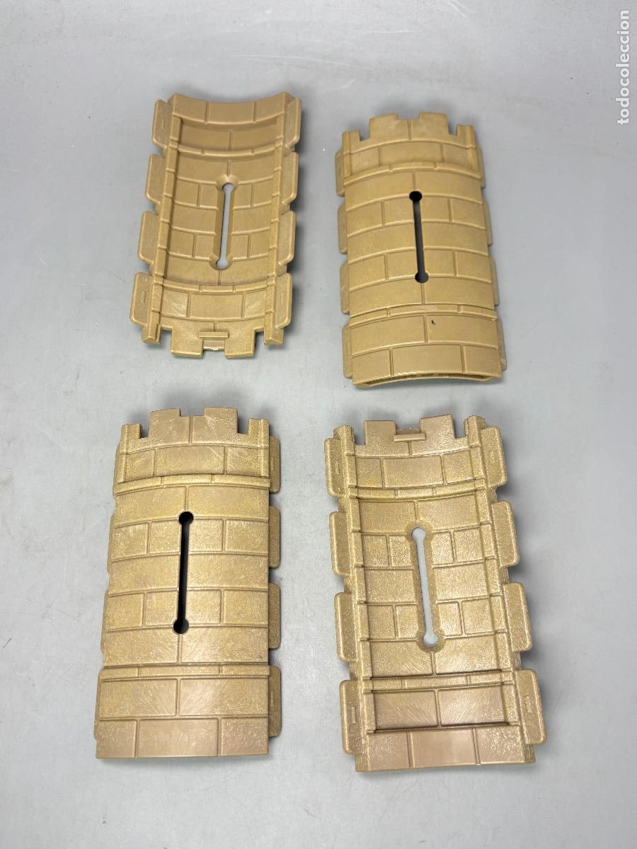 Playmobil: PLAYMOBIL lote pared arqueada grieta arquero casa castillo