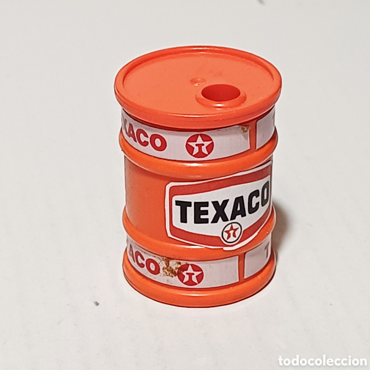 Playmobil: Pieza playmobil bidon de aceite rojo texaco karts taller ref. 3523