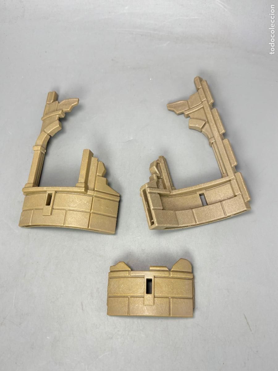 Playmobil: PLAYMOBIL lote pared arqueado derruida torre castillo
