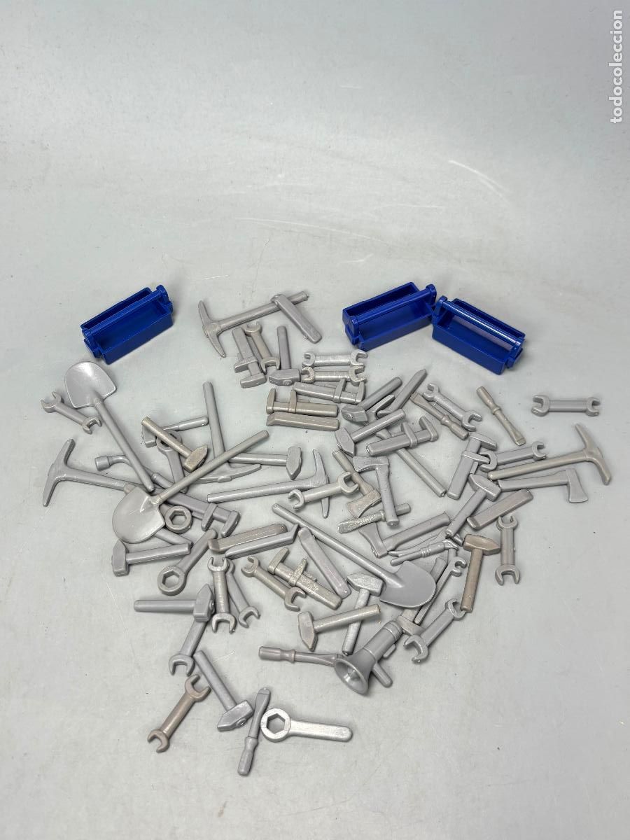 Playmobil: playmobil lote herramientas con caja obra taller