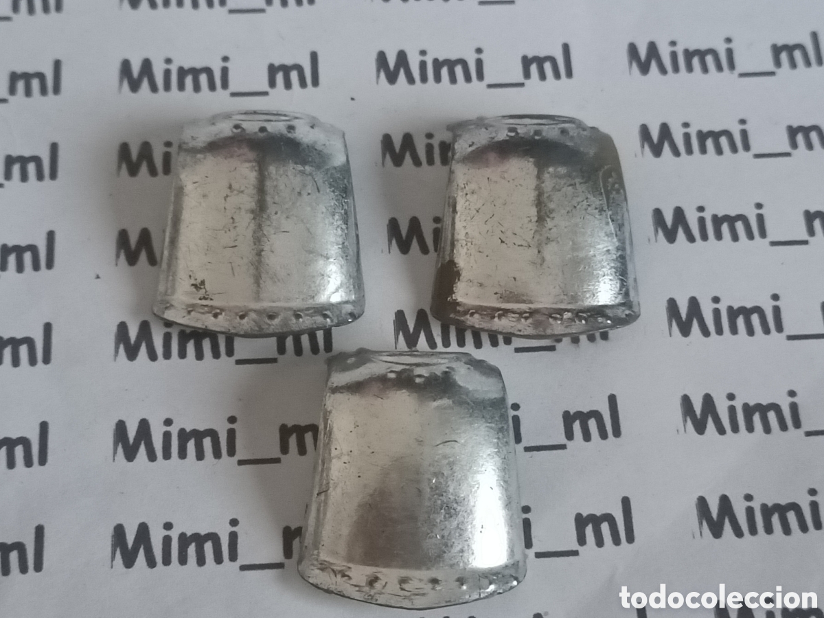 Playmobil: Playmobil 3 torsos cromados primera &eacute;poca armadura castillo medieval pecheras