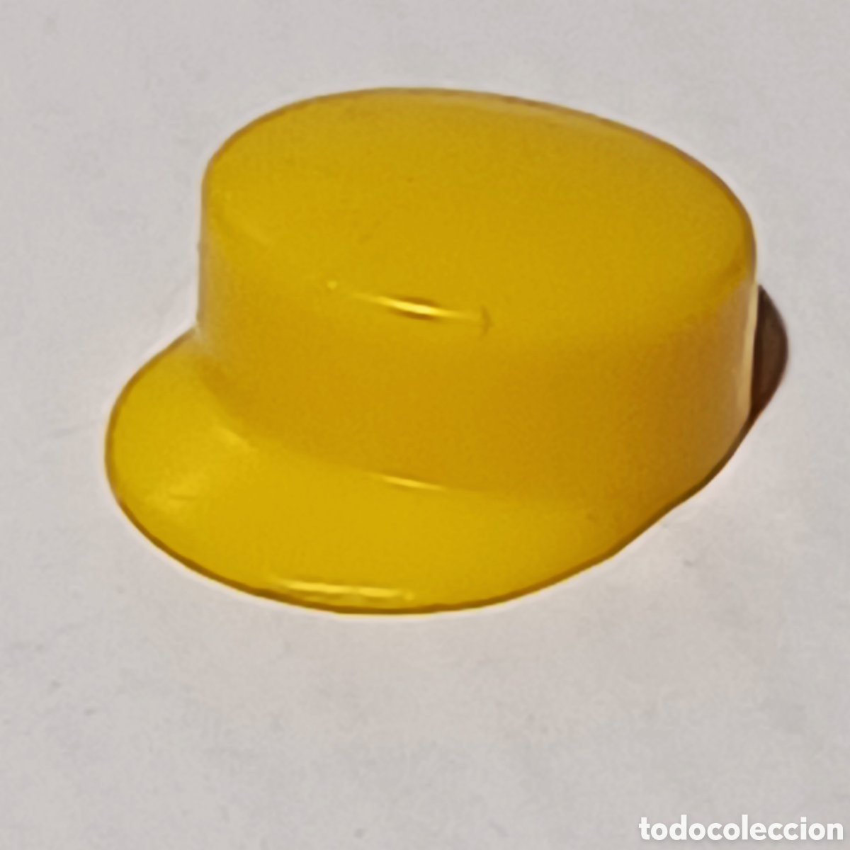 Playmobil: Pieza playmobil gorra visera amarilla amarillo obrero ferroviario gasolinero