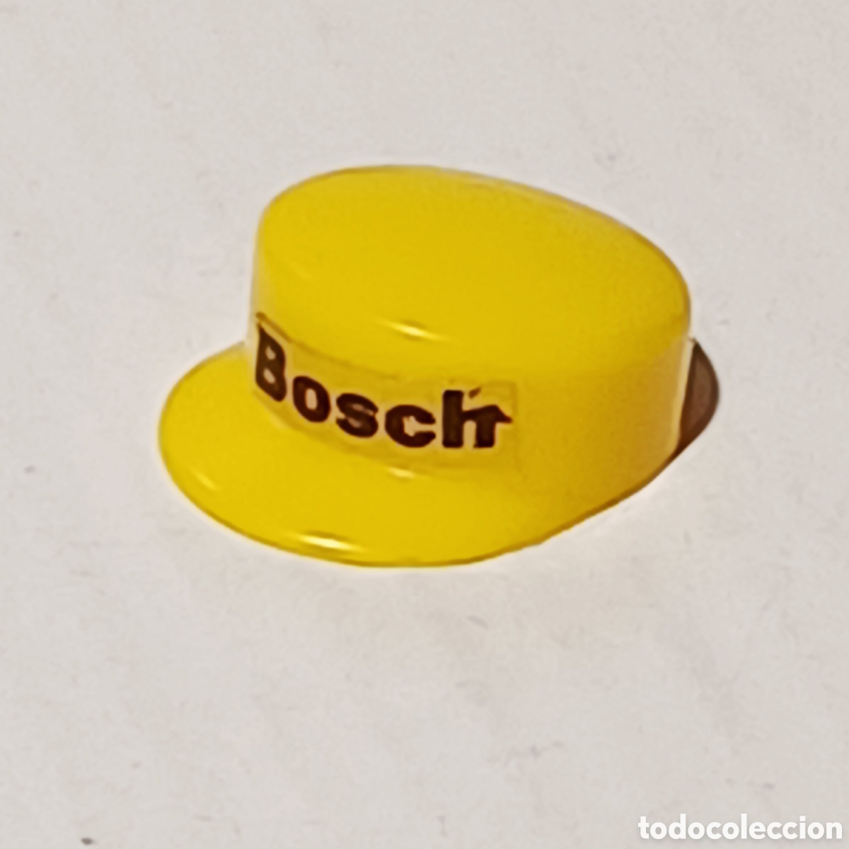 Playmobil: Pieza playmobil gorra visera amarilla amarillo BOSCH obrero ferroviario gasolinero