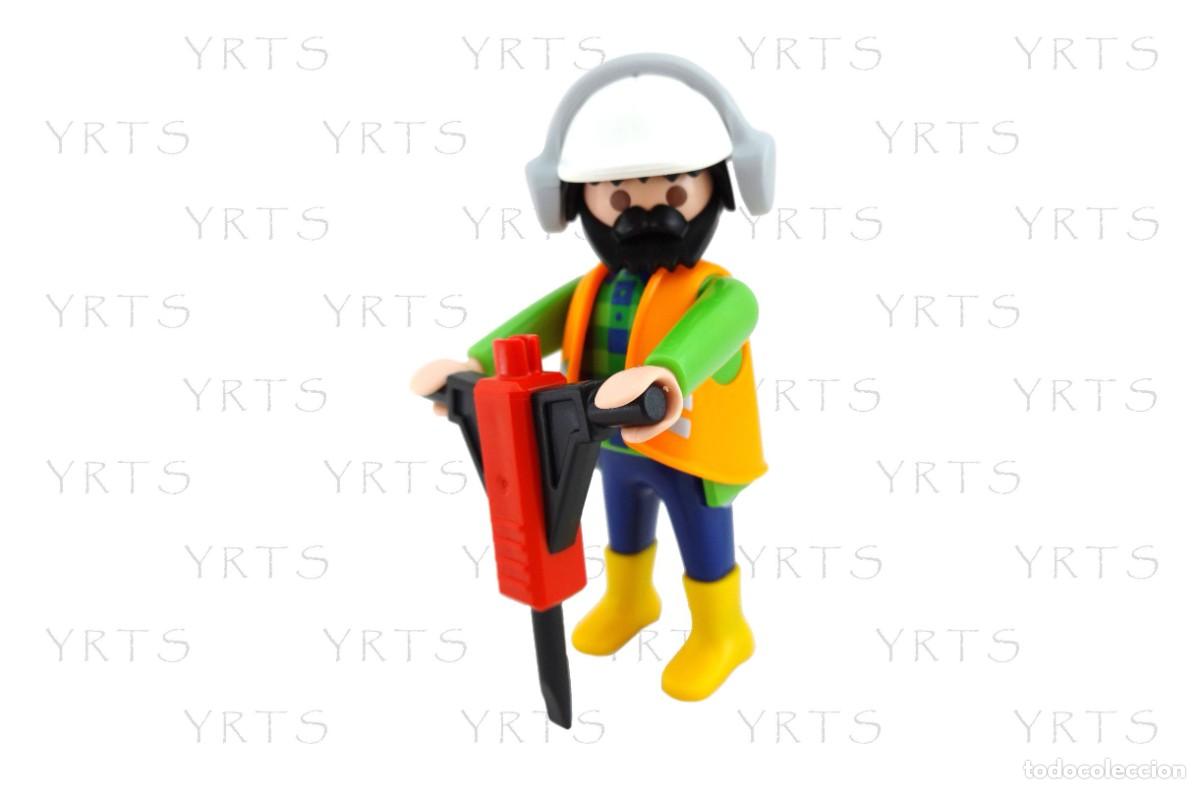 Playmobil: Playmobil 5458 Serie 6 Obrero con Percutor &iexcl;Nuevo!