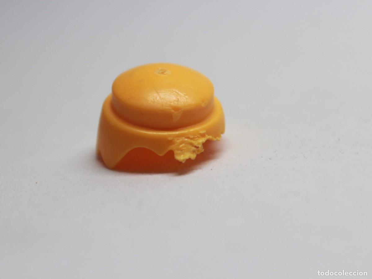 Playmobil: Pelo Playmobil naranja corto (muy da&ntilde;ado)
