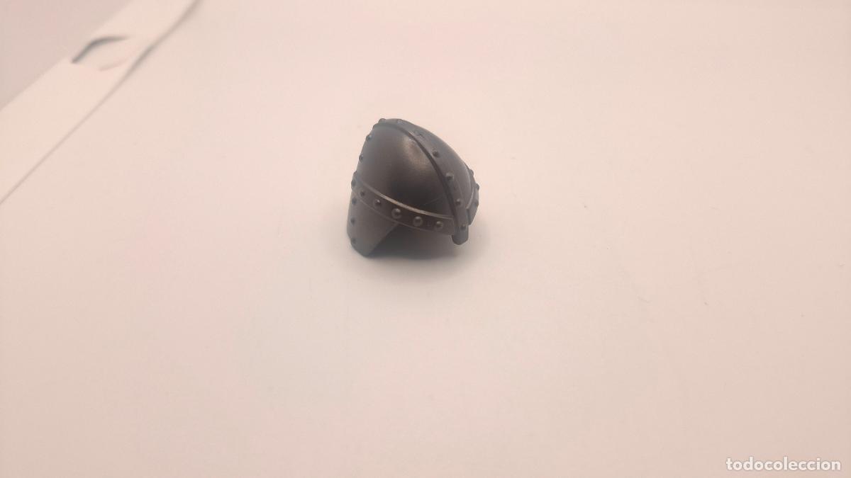 Playmobil: PLAYMOBIL CASCO MEDIVAL VIKINGO SOLDADO GRIS OSCURO TIPO ANTRACITA