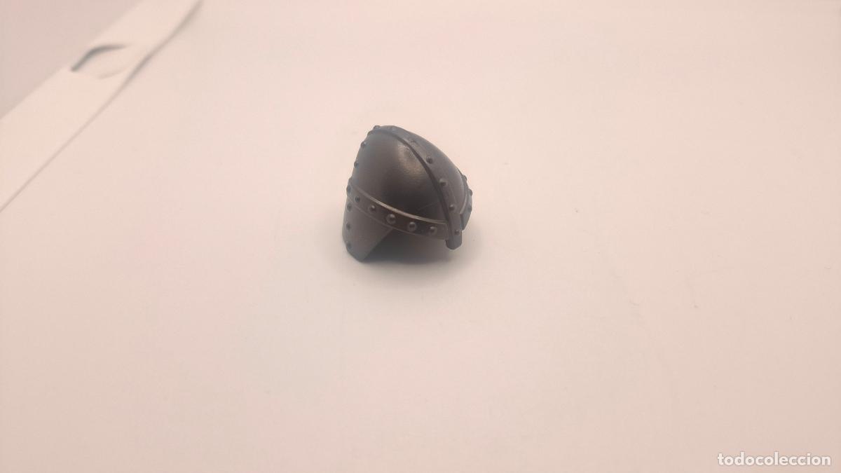 Playmobil: PLAYMOBIL CASCO MEDIVAL VIKINGO SOLDADO GRIS OSCURO TIPO ANTRACITA