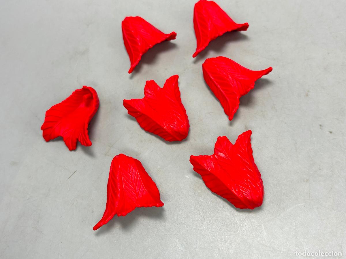 Playmobil: Playmobil lote pluma roja casco medieval