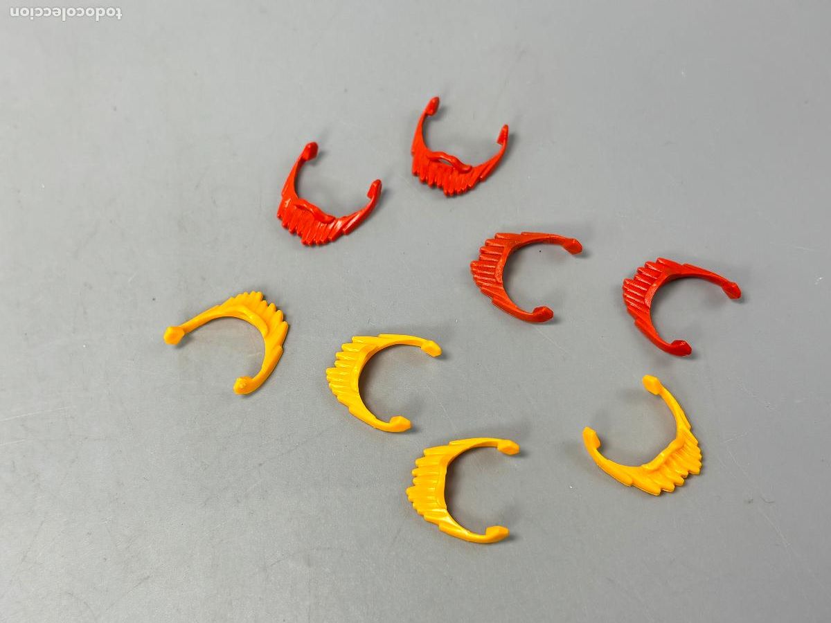 Playmobil: Playmobil lote barba para figura amarilla naranja