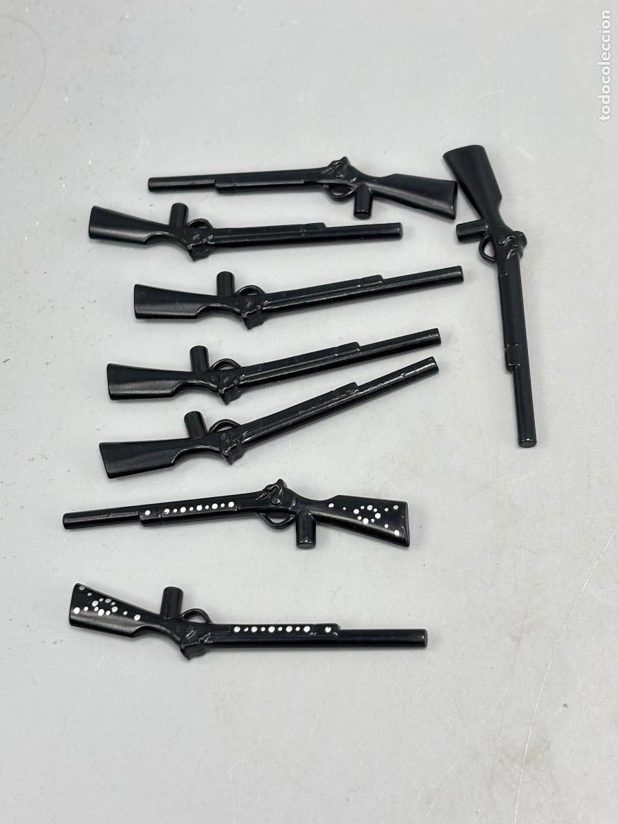 Playmobil: Playmobil lote escopeta rifle negra vaquero