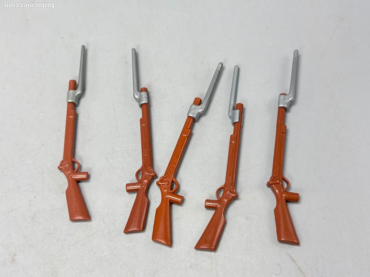 Playmobil: Playmobil lote escopeta rifle con bayoneta vaquero
