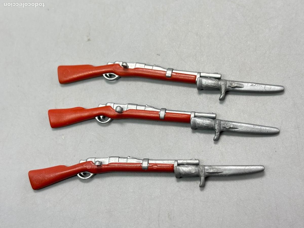 Playmobil: Playmobil lote escopeta rifle con bayoneta vaquero