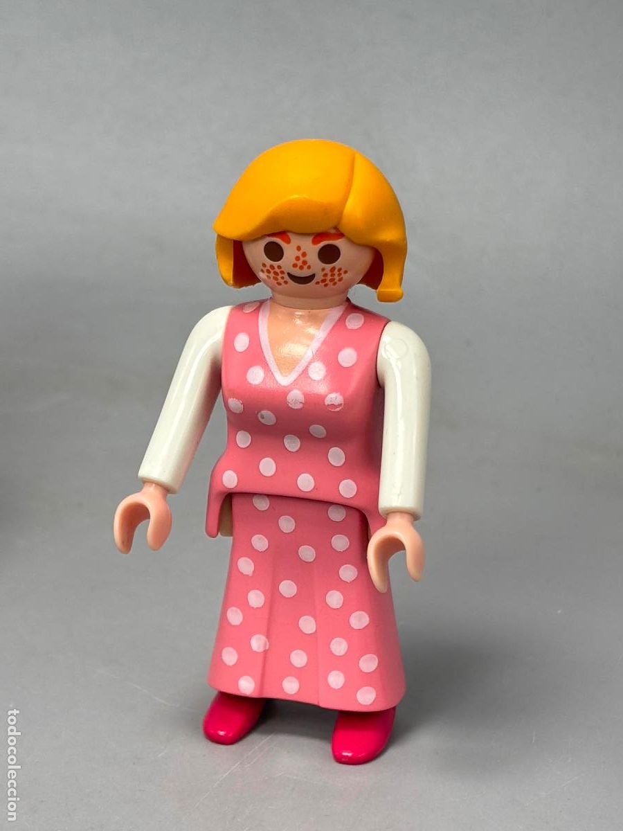 Playmobil: PLAYMOBIL figura mujer rosa