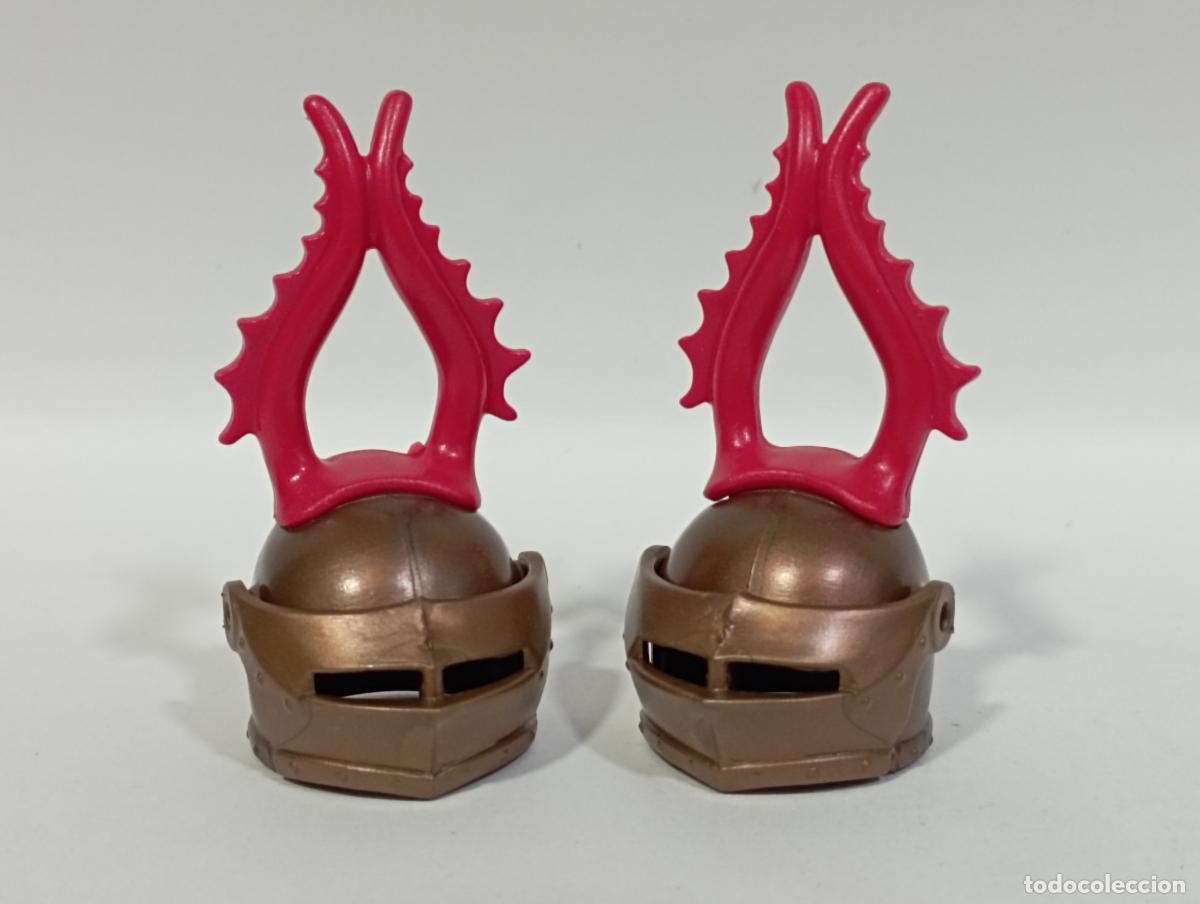 Playmobil: PLAYMOBIL 2 CASCO MEDIEVAL ROMANO CASTILLO ARMAS