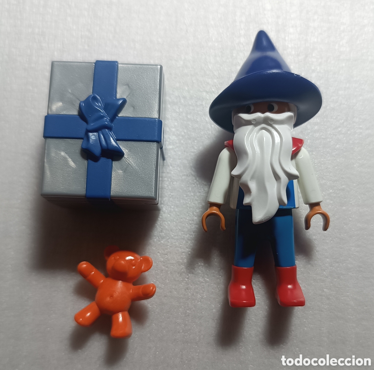 Playmobil: Playmobil Gnomo Navidad con Regalo Azul