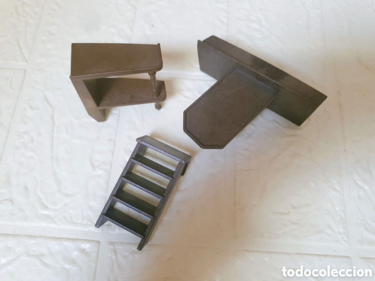 Playmobil: PLAYMOBIL MESAS Y ESCALERA CAPITAN BARCO GALEON PIRATA 3053 3055 3550 3740 3750 BAUPRES COFA FAMOBIL