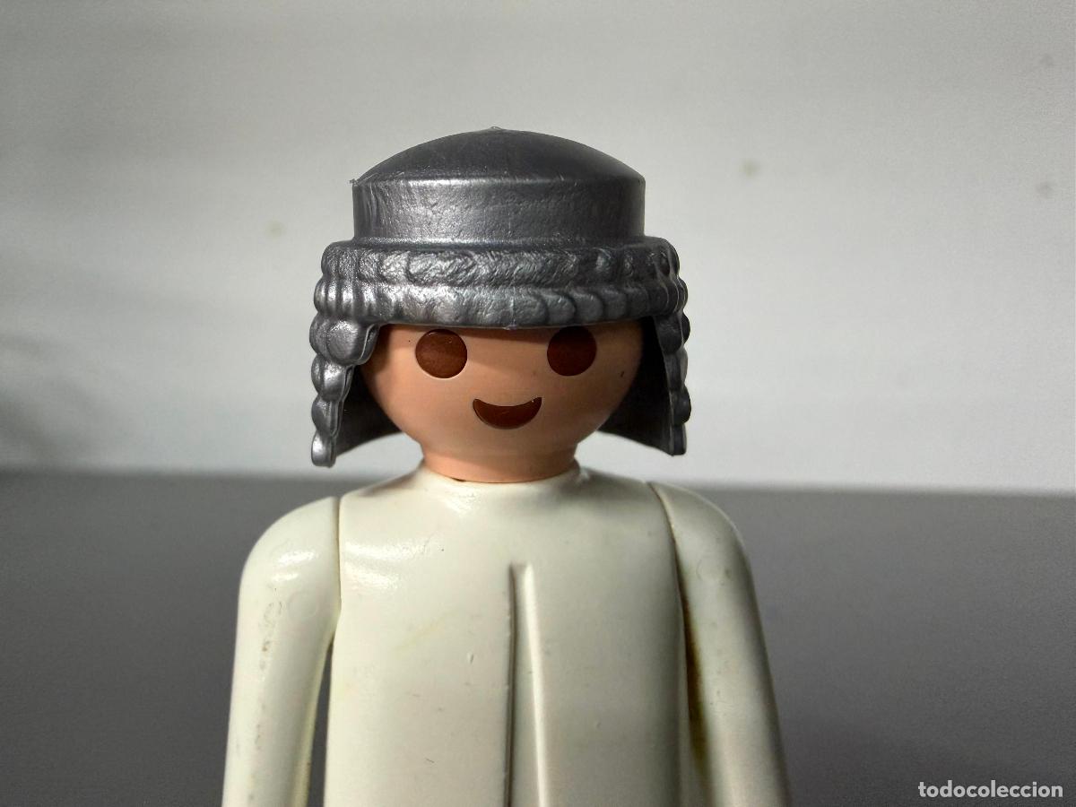 Playmobil: PLAYMOBIL cota malla plata medieval recambio pelo- solo se vende pelo-