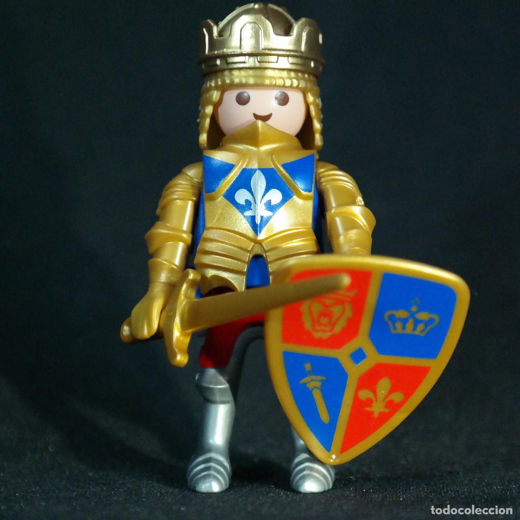 Playmobil: Playmobil rey medieval con escudo ☼