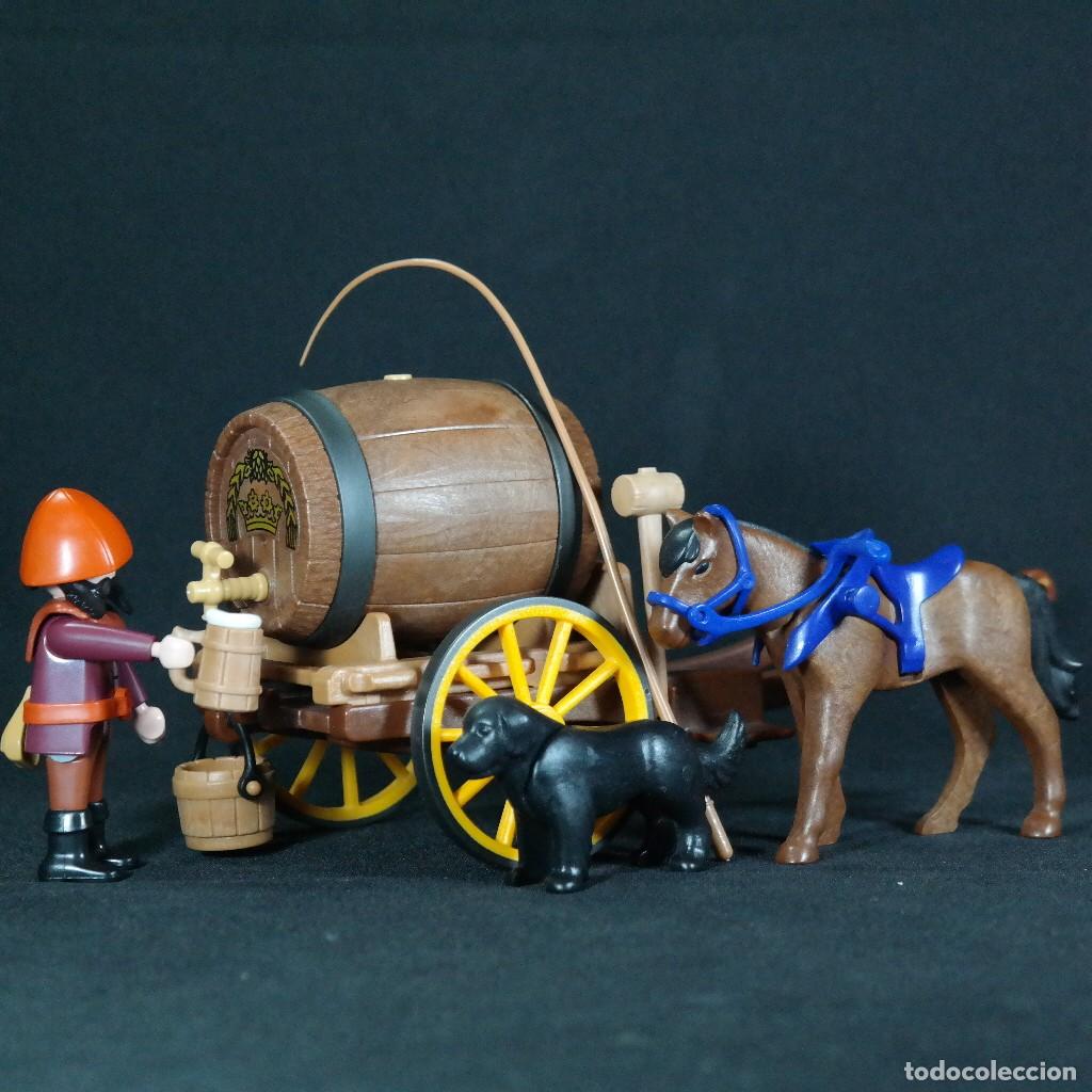 Playmobil: Playmobil carro con barril de cerveza ☼