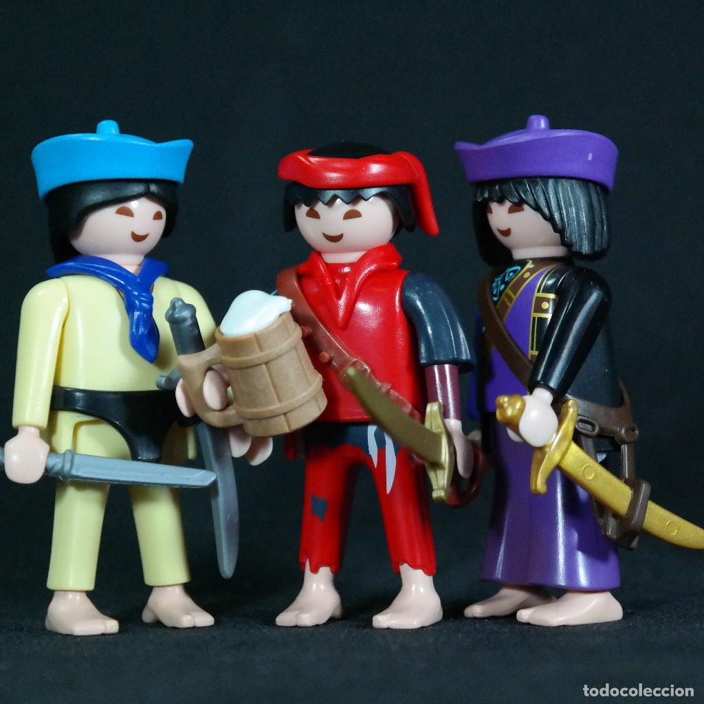 Playmobil: Playmobil tres piratas chinos ☼