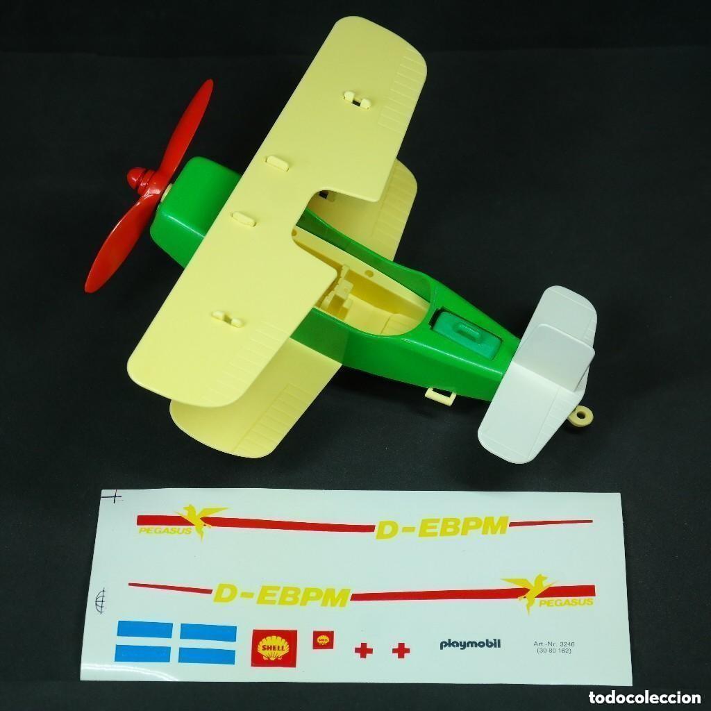 Playmobil: Playmobil biplano verde ☼