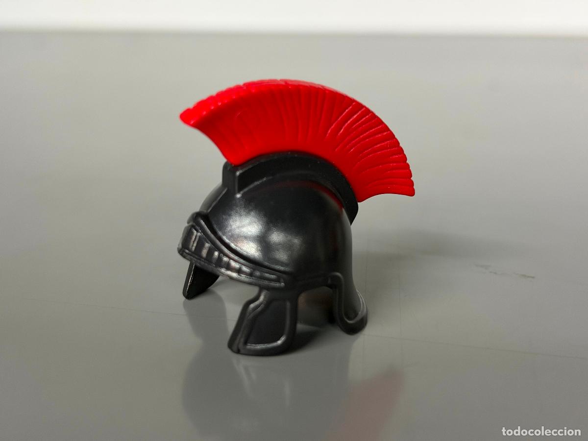 Playmobil: playmobil casco romano negro
