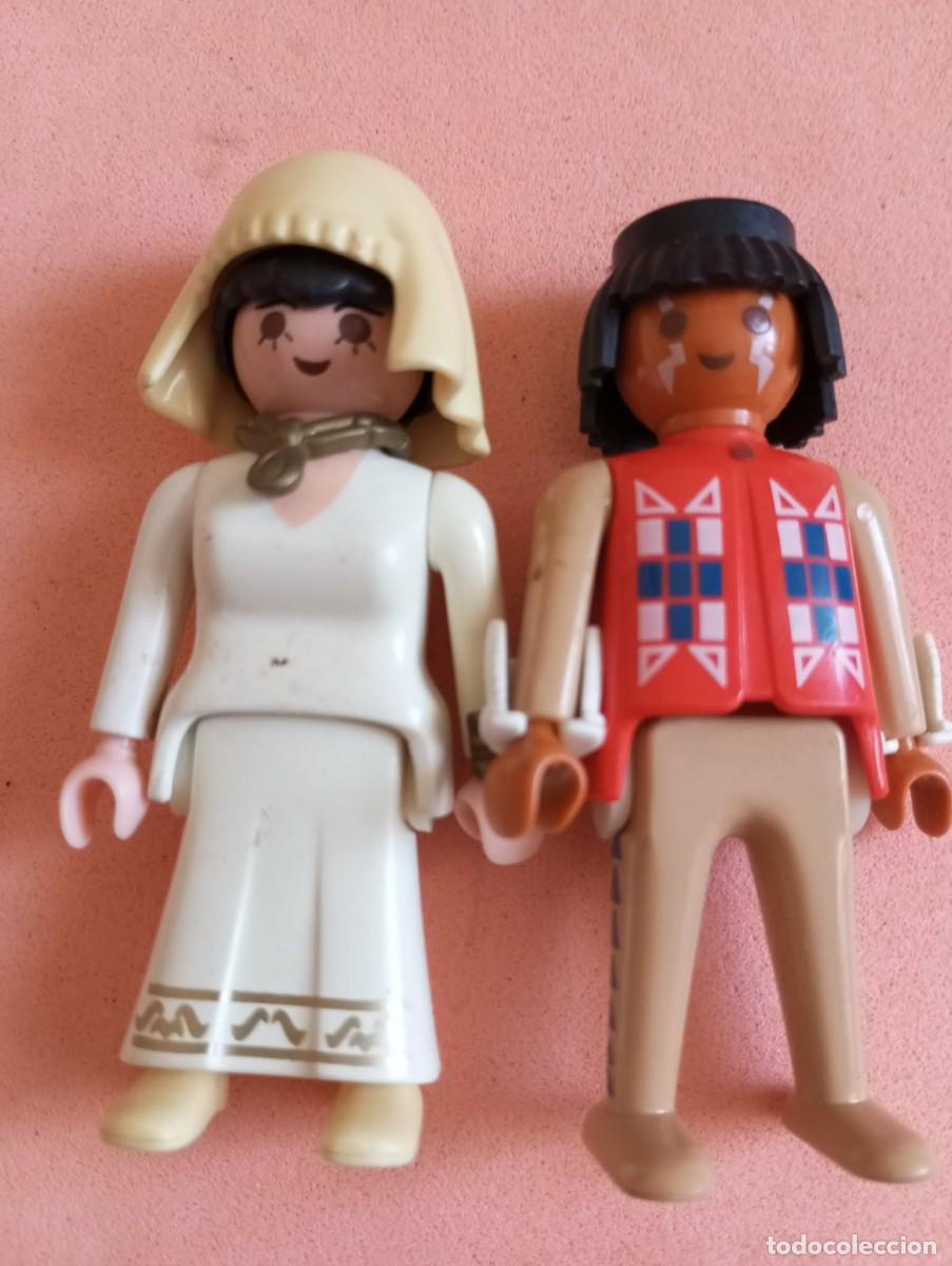 Playmobil: lote playmobil mu&ntilde;ecos ella novia tipo medieval, el como se ve, coleccion