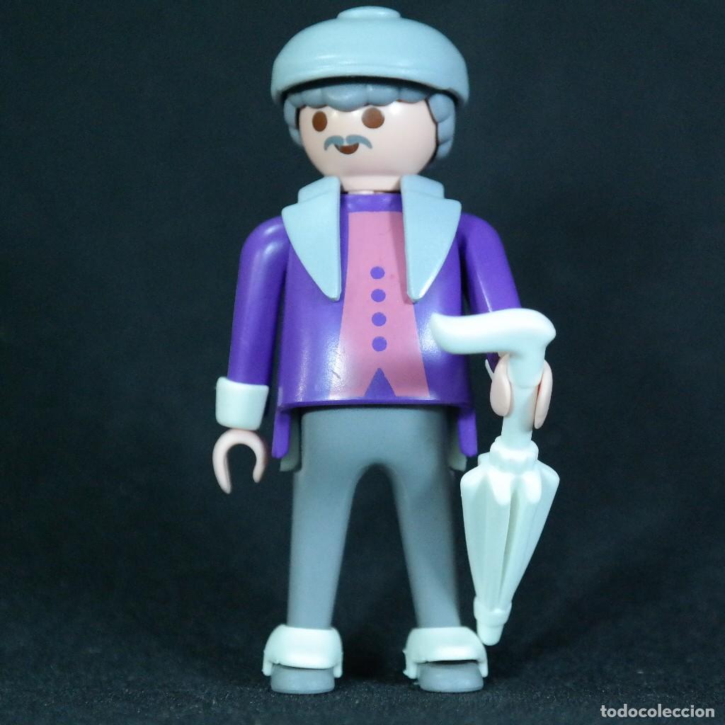 Playmobil: Playmobil caballero con paraguas ☼