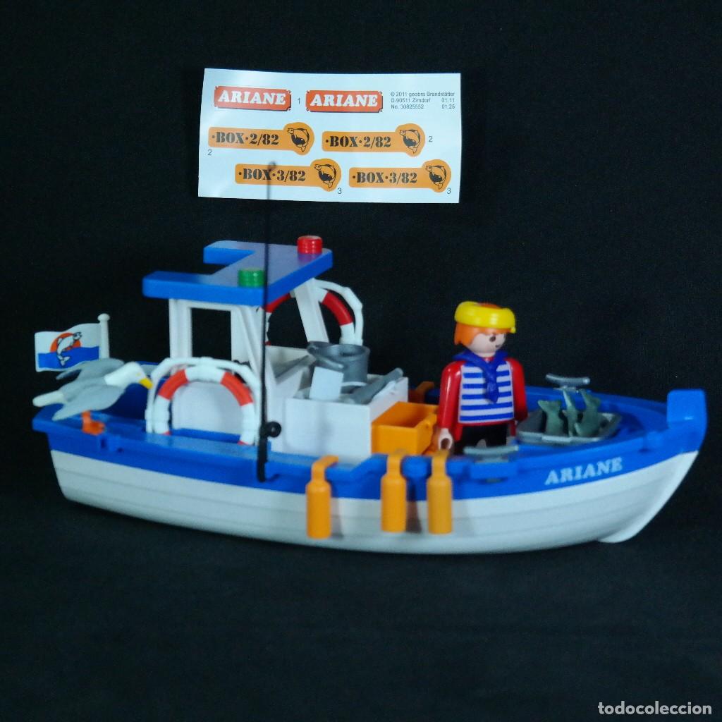 Playmobil: Playmobil bote pesquero ARIANE con figura y accesorios ☼
