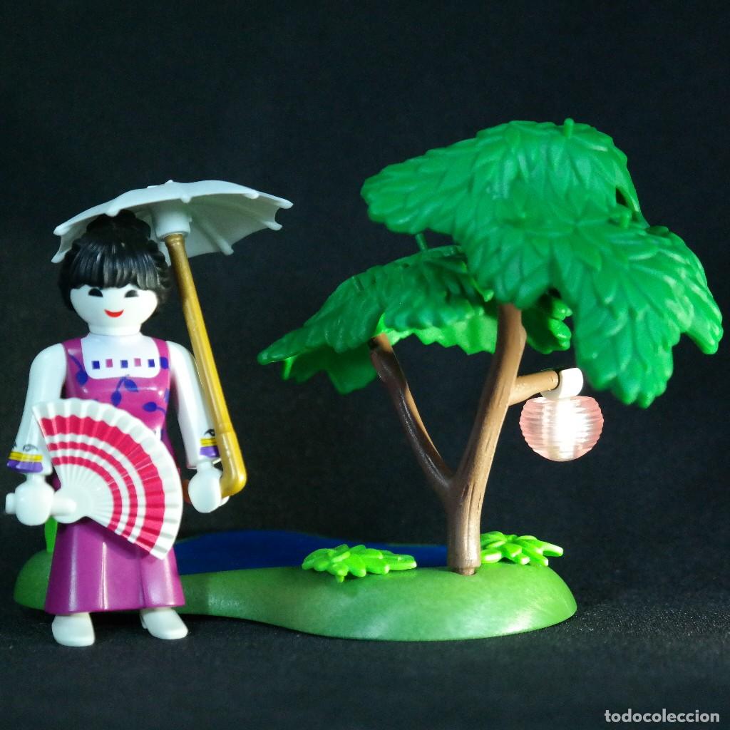 Playmobil: Playmobil mujer japones con arbol ☼