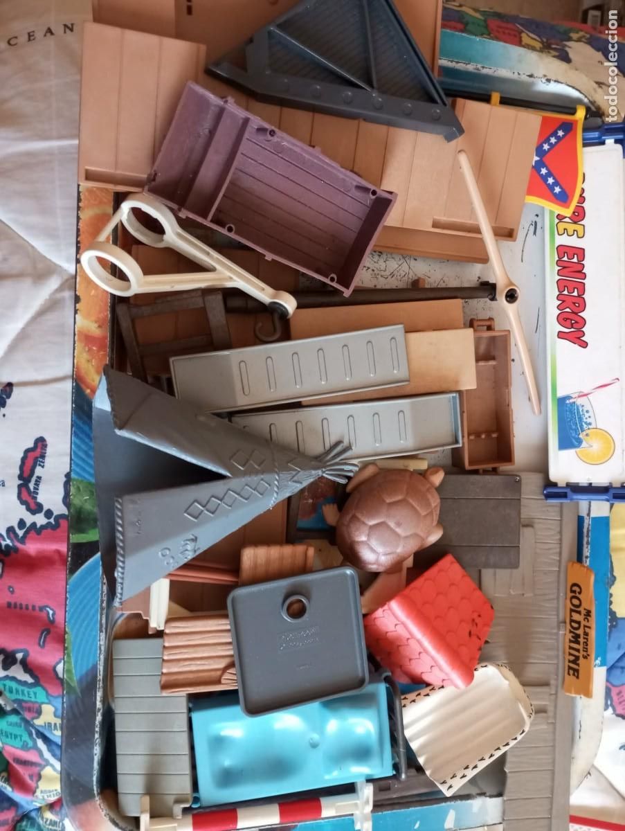 Playmobil: lote piezas playmobil varias, tienda indios, piezas varias, autentico, coleccion