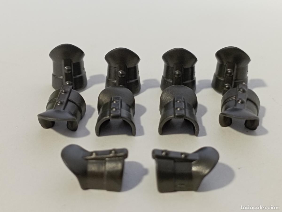 Playmobil: PLAYMOBIL 10 ARMADURA BRAZO CABALLERO MEDIEVAL ROMANO--GRIS OSCURO