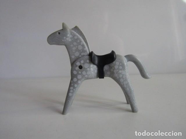 Playmobil: DIFICIL CABALLO DEL OESTE GRIS MOTEADO ANTIGUO IDEAL GUERRERO INDIO PLAYMOBIL