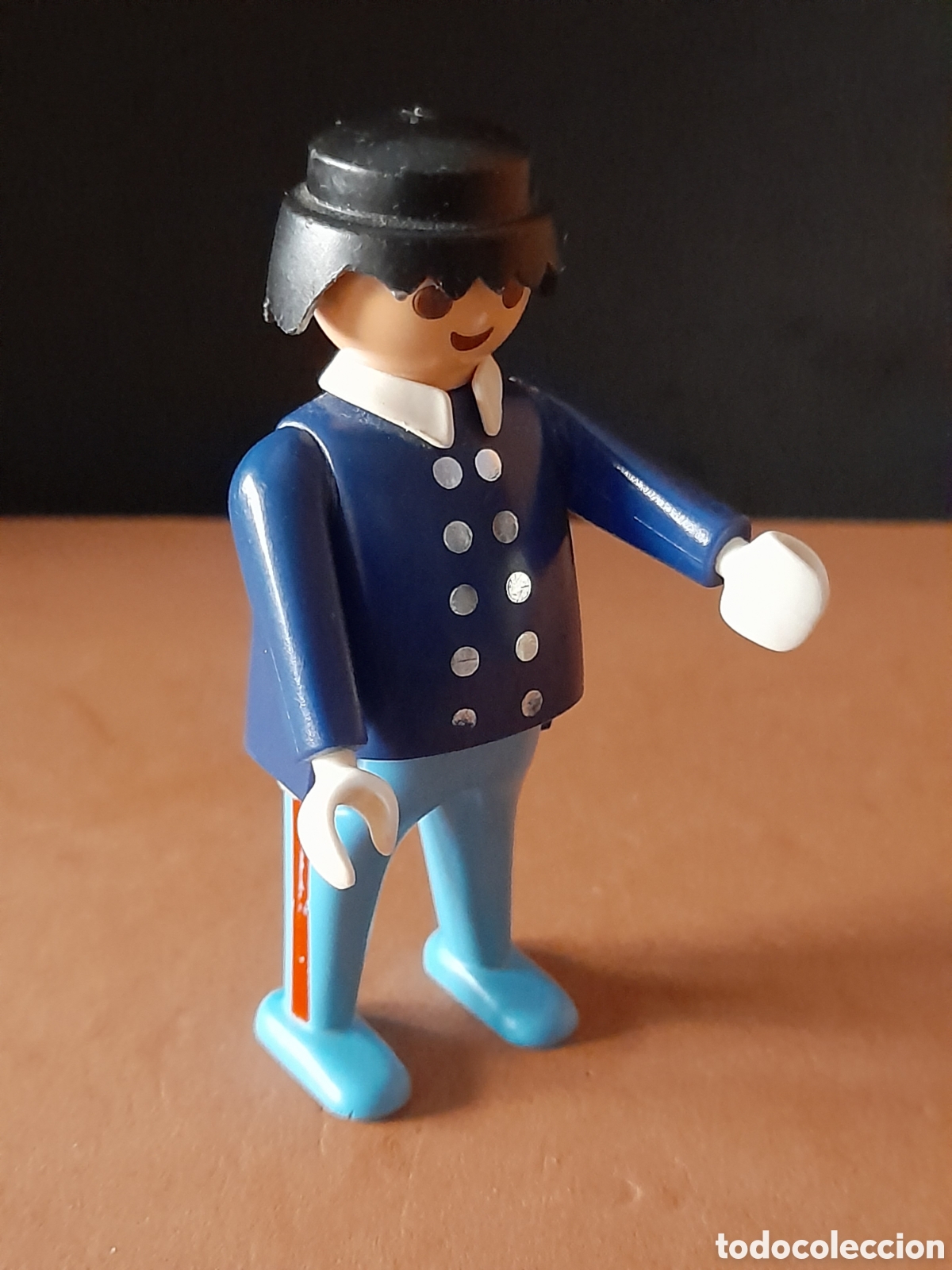 Playmobil: Playmobil figuras, antigua figura, oficial nordista con barriga