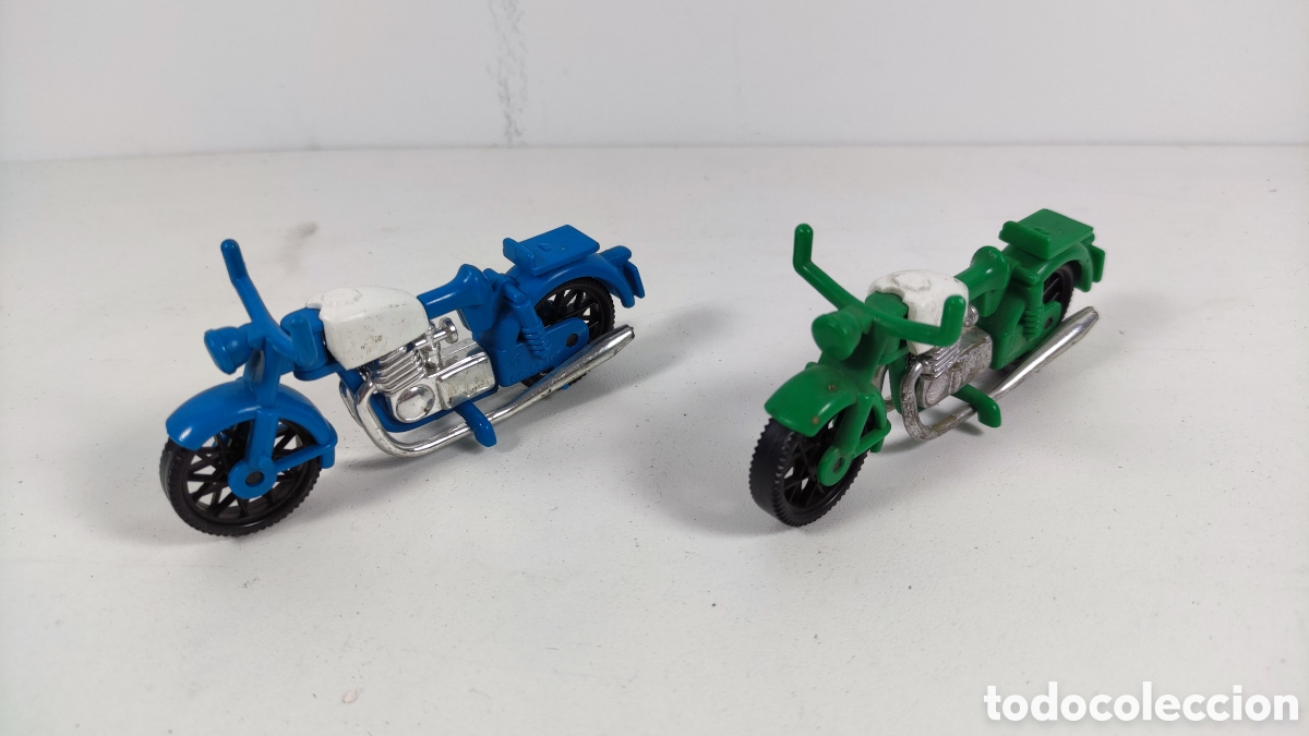 Playmobil: 2 motocicletas de polic&iacute;a de Famobil Playmobil