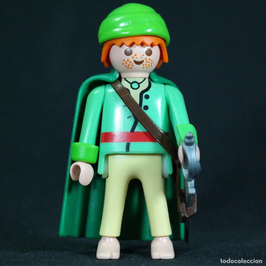 Playmobil: Playmobil pirata con capa verde ☼