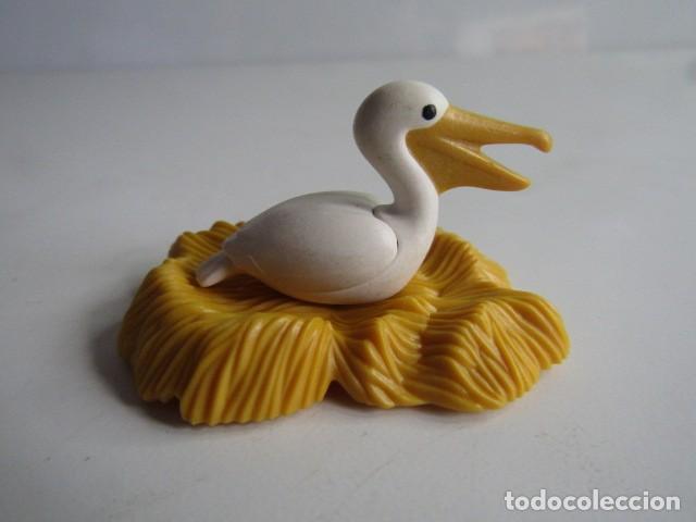 Playmobil: DIFICIL SET DE NIDO DE PAJA CON PELICANO DESCANSANDO PLAYMOBIL