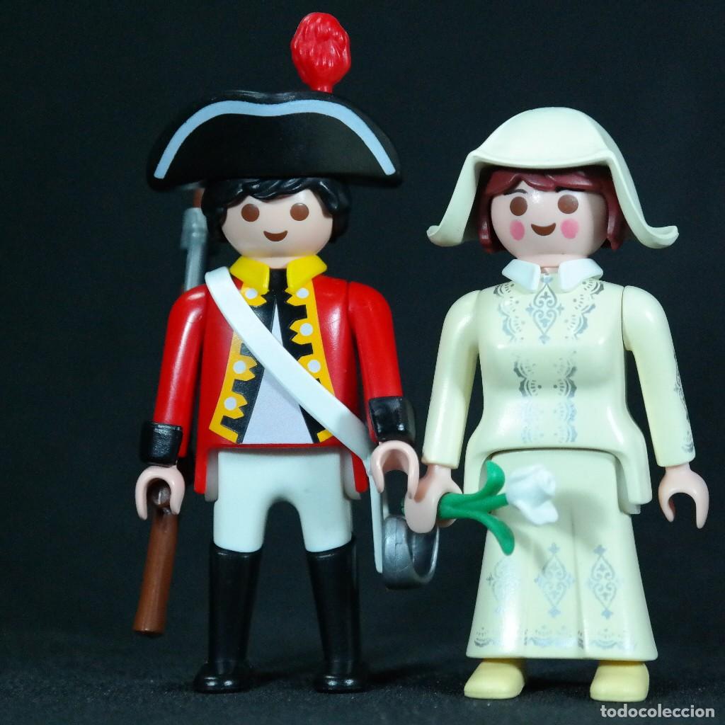 Playmobil: Playmobil soldado ingles con novia ☼