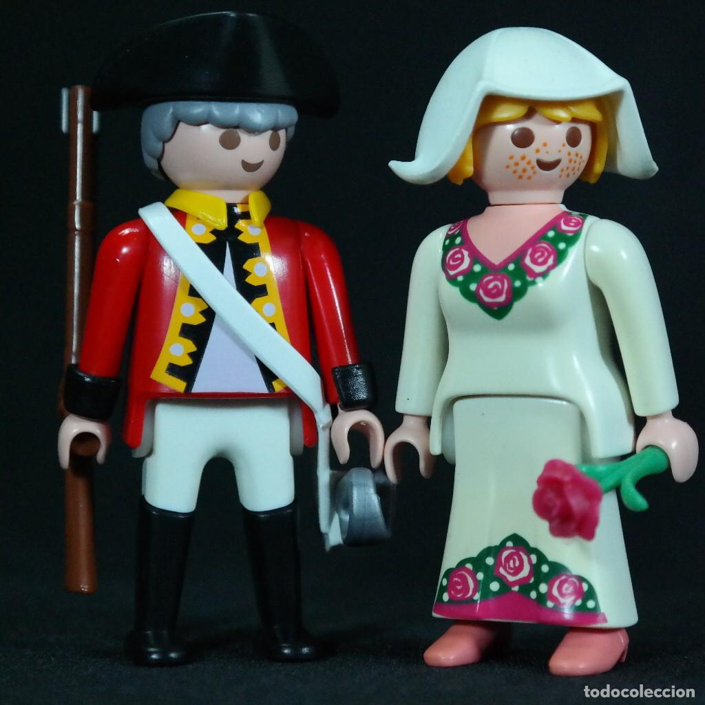 Playmobil: Playmobil soldado ingles con novia ☼