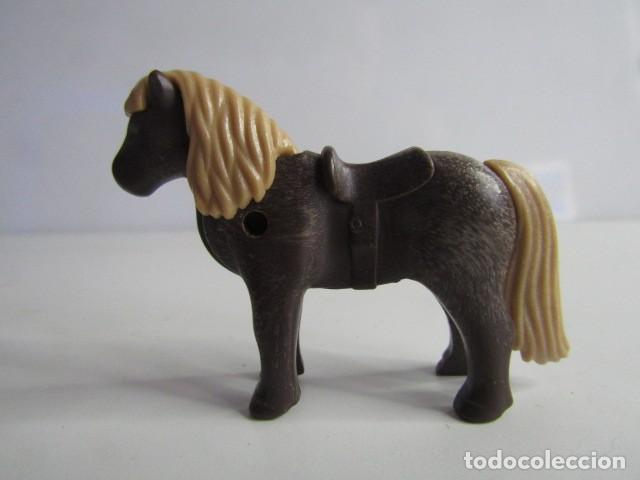 Playmobil: DIFICIL PONY MARRON OSCURO PARA NI&Ntilde;OS ANTIGUO PLAYMOBIL