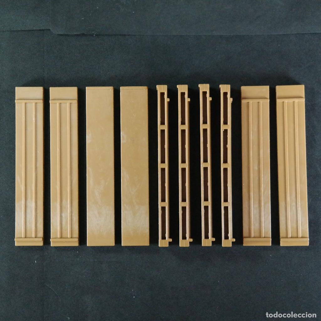 Playmobil: Playmobil 10 conectores planos marron claro steck ☼