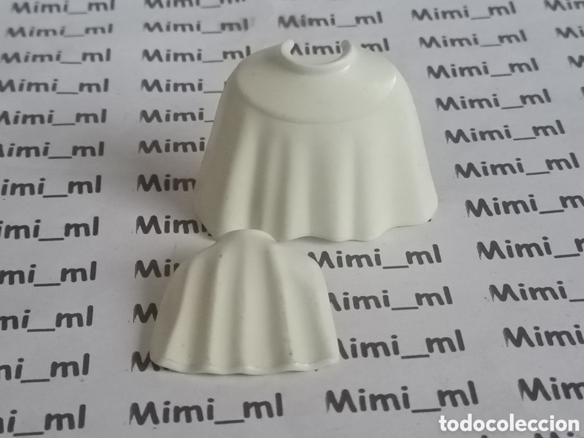 Playmobil: Playmobil 2 capas blancas 1 adulto y otra ni&ntilde;o medieval pr&iacute;ncipe castillo