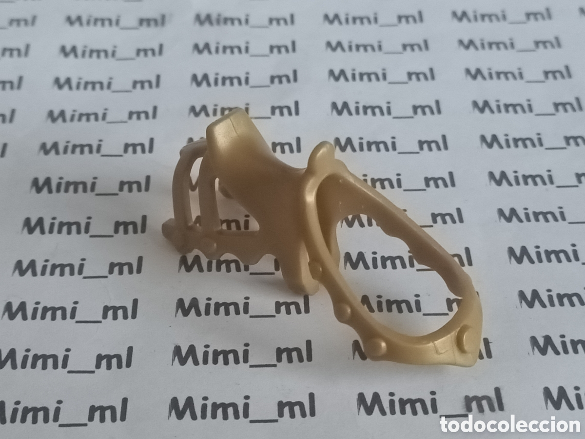 Playmobil: Playmobil montura dorada caballo medieval palacio princesas silla