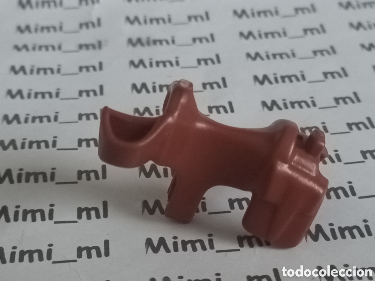 Playmobil: Playmobil montura marr&oacute;n con bolsillo caballo western oeste silla