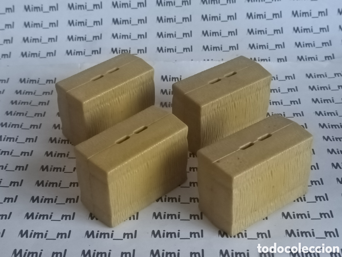 Playmobil: Playmobil 4 grandes fardos heno granja medieval western oeste